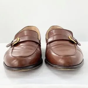 Bruno Magli Mens Shoes Wilkes Loafer Brown Italian Leather Buckle Sz 12 W Bruno Magli Loafer Brown Casual Shoes for Men for sale | eBay main image 4